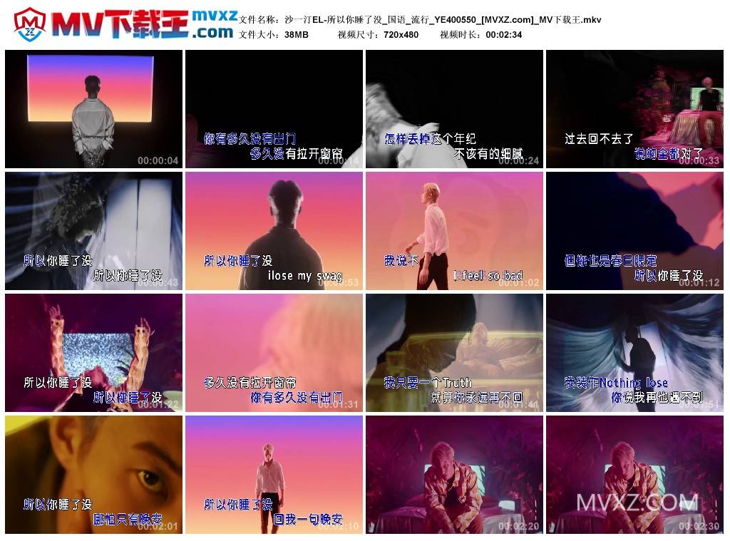 沙一汀EL-所以你睡了没_国语_流行_YE400550